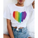 Dame-T-shirt med LGBT-motiv 6