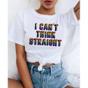 Dame-T-shirt med LGBT-motiv 10