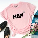 Dame T-shirt med Mom-print 4