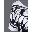 Dame T-shirt med off-shoulder-motiv A1206 2