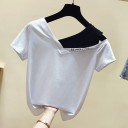 Dame T-shirt med off-shoulder-motiv 6