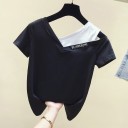 Dame T-shirt med off-shoulder-motiv 5