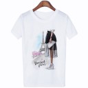 Dame-T-shirt med Paris-motiv 4