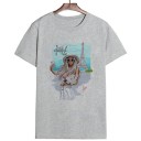 Dame-T-shirt med Paris-motiv 11