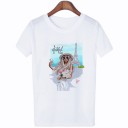 Dame-T-shirt med Paris-motiv 5