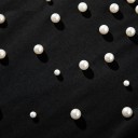Dame T-shirt med perler 3