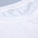 Dame T-shirt med roseprint 3