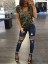 Dame T-shirt med rund hals J540 1
