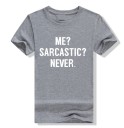 Dame T-shirt med sjov indskrift B105 4