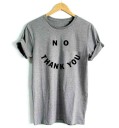 Dame T-shirt med sjovt print B144 4