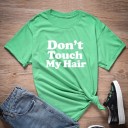 Dame T-shirt med sjovt print B363 7