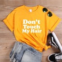Dame T-shirt med sjovt print B363 6