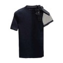 Dame T-shirt med sløjfe B159 2