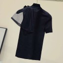 Dame T-shirt med sløjfe B159 3