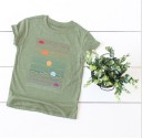 Dame T-shirt med solnedgangsmotiv 7