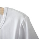 Dame T-shirt med sort og hvidt hjerte 3