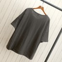 Dame T-shirt med stjerne A1307 1