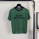 Dame T-shirt med tryk A1086 9