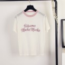 Dame T-shirt med tryk A1086 7