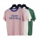 Dame T-shirt med tryk A1086 1