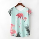 Dame T-shirt med tryk A72 7