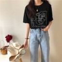 Dame T-shirt med tryk A785 2
