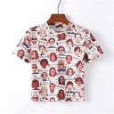 Dame T-shirt med tryk A997 2