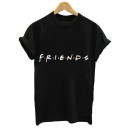 Dame T-shirt med tryk B121 5