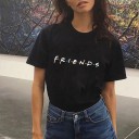Dame T-shirt med tryk B121 1
