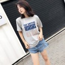 Dame T-shirt med tryk B161 3