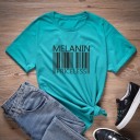 Dame T-shirt med tryk B176 12