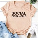 Dame T-shirt med tryk B221 5