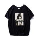 Dame T-shirt med tryk B248 3