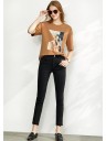 Dame T-shirt med tryk B287 5