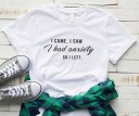 Dame T-shirt med tryk B295 2