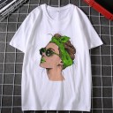 Dame T-shirt med tryk B326 1