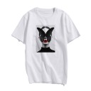 Dame T-shirt med tryk B338 1