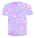 Dame T-shirt med tryk B361 2