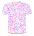 Dame T-shirt med tryk B361 3