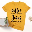 Dame T-shirt med tryk B390 6