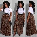Dame T-shirt og nederdel B1042 3