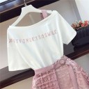 Dame T-shirt og nederdel B1049 2