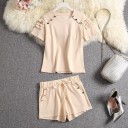 Dame T-shirt og shorts B1115 3