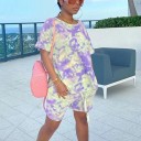 Dame T-shirt og shorts B1226 2