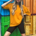 Dame T-shirt og shorts B880 7