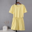 Dame T-shirt og shorts B894 8