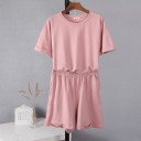 Dame T-shirt og shorts B894 7