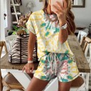 Dame T-shirt og shorts B911 15