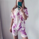 Dame T-shirt og shorts B933 4