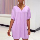 Dame T-shirt og shorts B940 5
